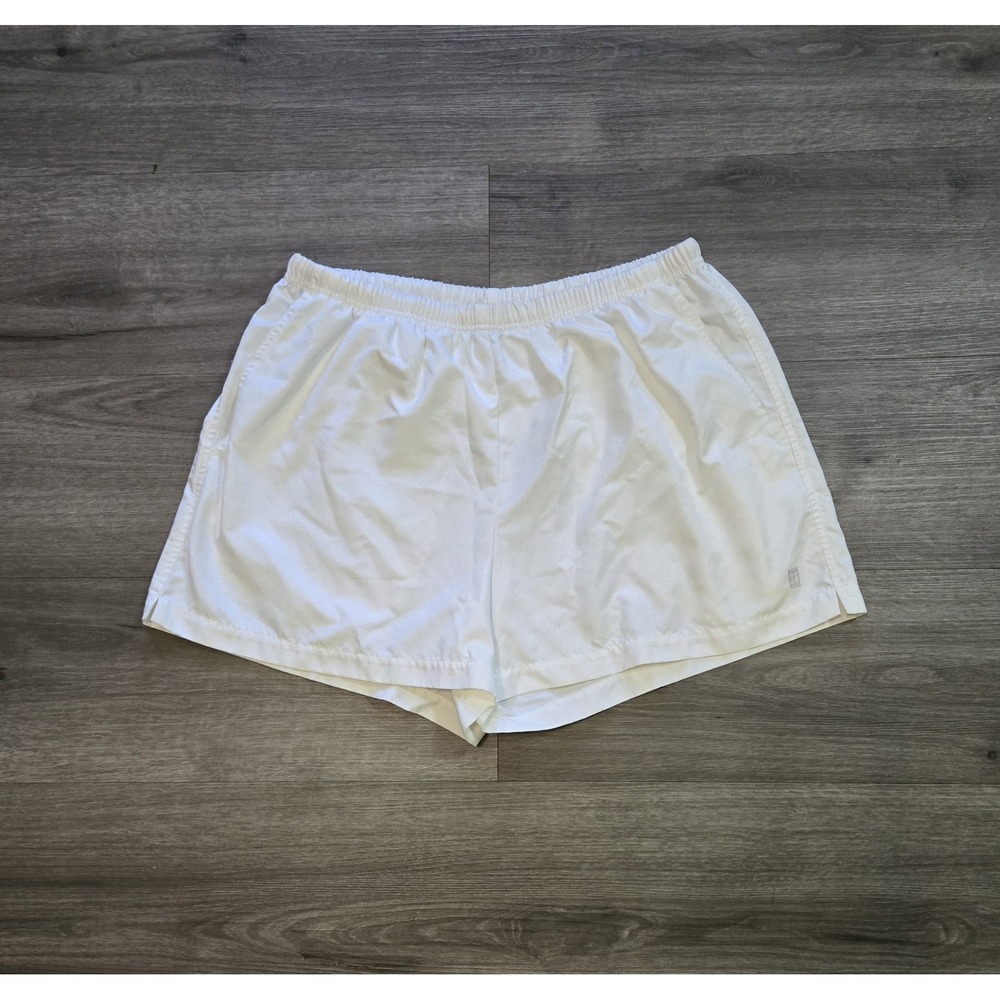 Nike Court Tennis Shorts Vintage Women's XL White Embroidered Logo Y2K